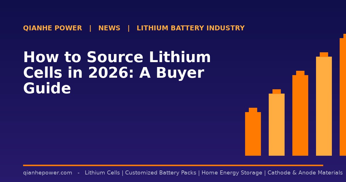 How to Source Lithium Cells in 2026: A Buyer Guide - Qianhe Power industry news