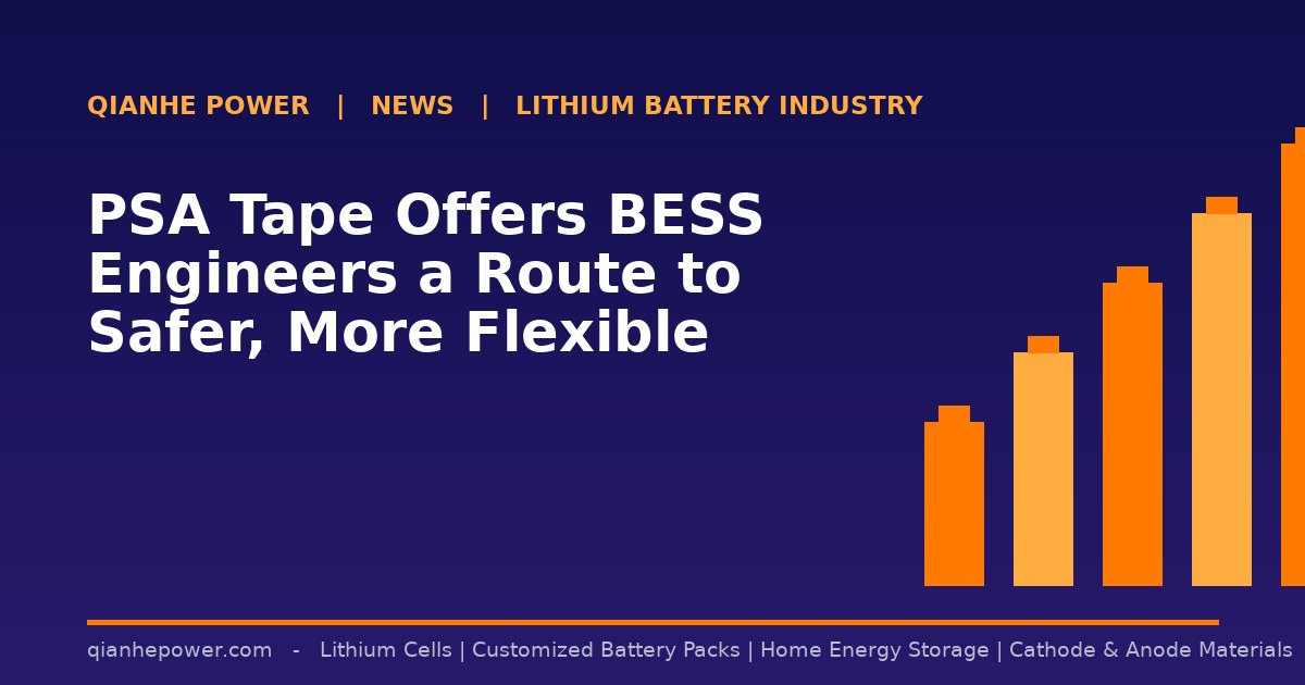 PSA Tape Offers BESS Engineers a Route to Safer, More Flexible Assemblies - Qianhe Power industry news
