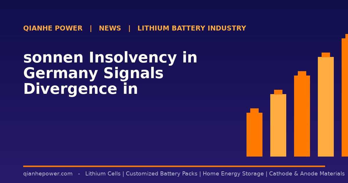 sonnen Insolvency in Germany Signals Divergence in Residential ESS Market - Qianhe Power industry news